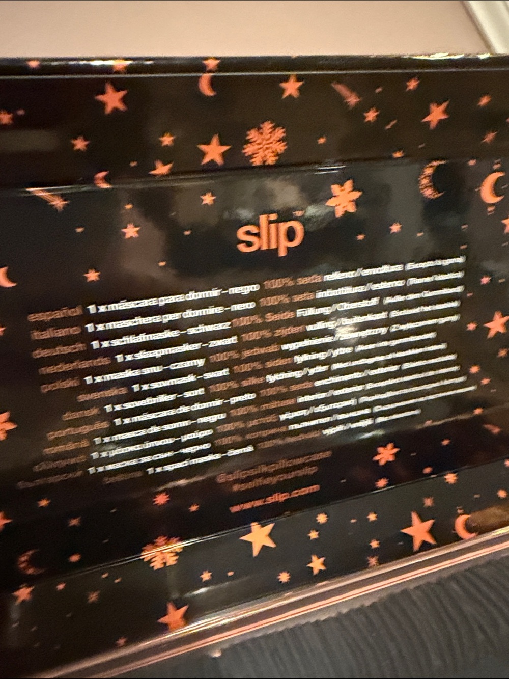 Slip Pure Silk Black Sleep Eye Mask - Picture 6 of 9